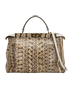 Large Peekaboo, &pound;1,900, Handbags, Beige, Python, Front view